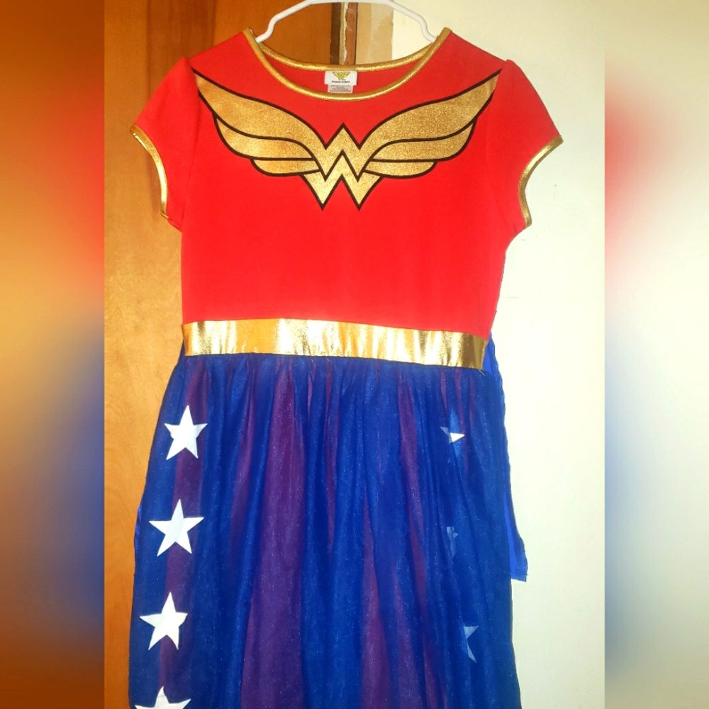 Wonder Woman Dress Costume, Girls XL (14-16)